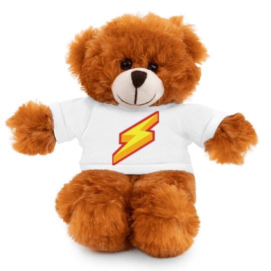 Lightning Bolt Design Stuffed Animals With Tee