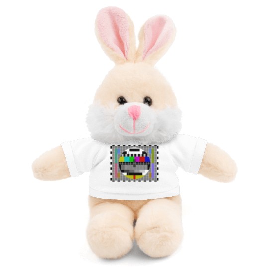TV Video Test Pattern Screen Stuffed Animals With Tee