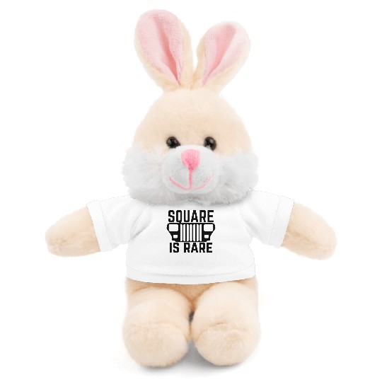 Square is Rare Jeep Stuffed Animals With Tee
