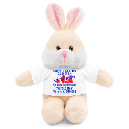 Never Underestimate The Old Man With A DD-214 © Stuffed Animals With Tee