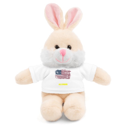 DD-214 Us Armed Forces Alumni American Flag Stuffed Animals With Tee