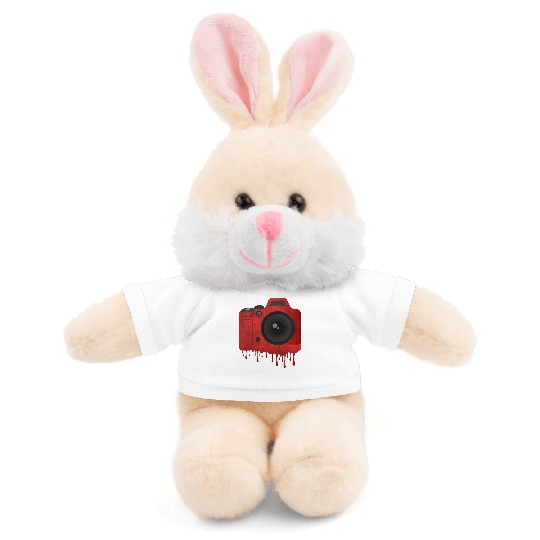 Red splatter camera Stuffed Animals With Tee