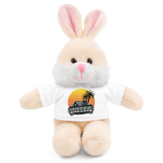 Muscle Car Sunset Stuffed Animals With Tee