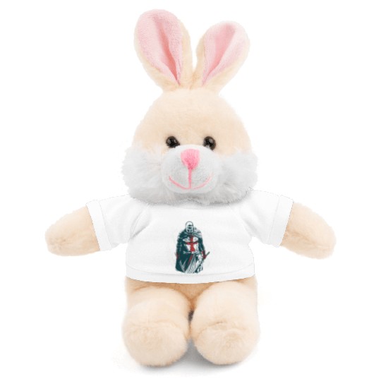 Crusader Knight Temple Templar Mason Gift Cross Stuffed Animals With Tee