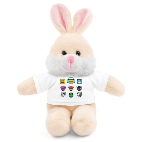 geometry dash insane Stuffed Animals With Tee