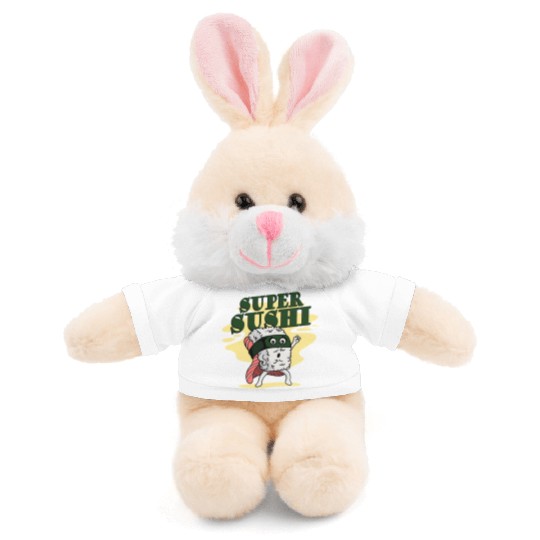 Sushi Saying Rice Salmon Stuffed Animals With Tee