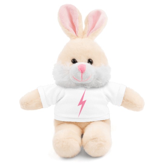 Pink Bolt Lightning | Bolt Graphic Stuffed Animals With Tee
