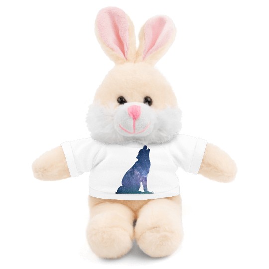 Galaxy Wolf Stuffed Animals With Tee