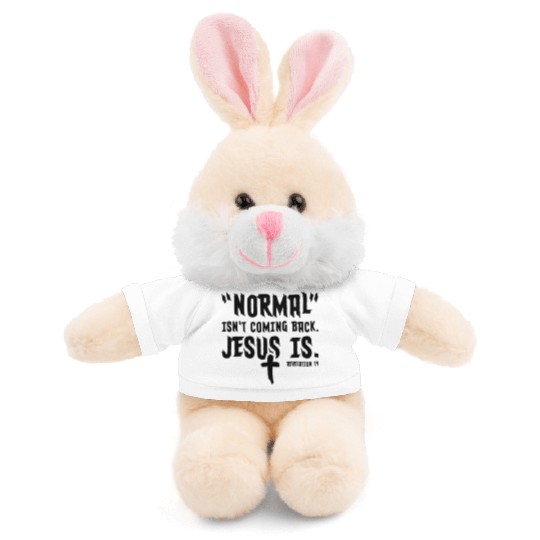Normal Isn't Coming Back Jesus Is Stuffed Animals With Tee