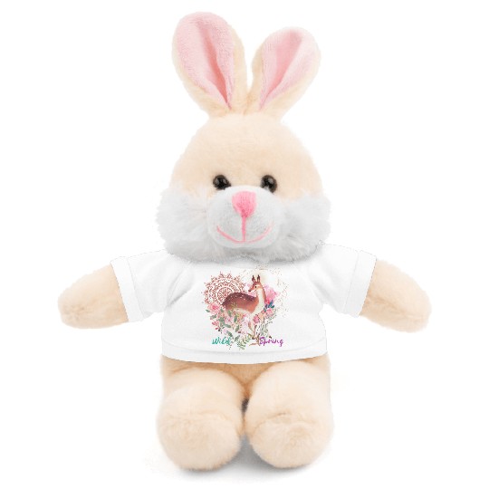 Sweet Deer In Wild Spring - 10 Stuffed Animals With Tee