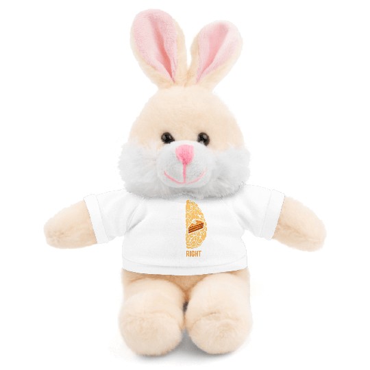 Funny Pi Day Left Vs Right Brain Pie Stuffed Animals With Tee Math