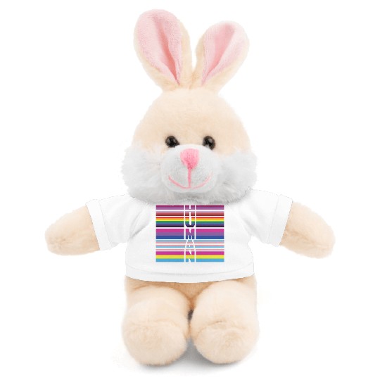 LBGT Flag Gay Pride Human Stuffed Animals With Tee