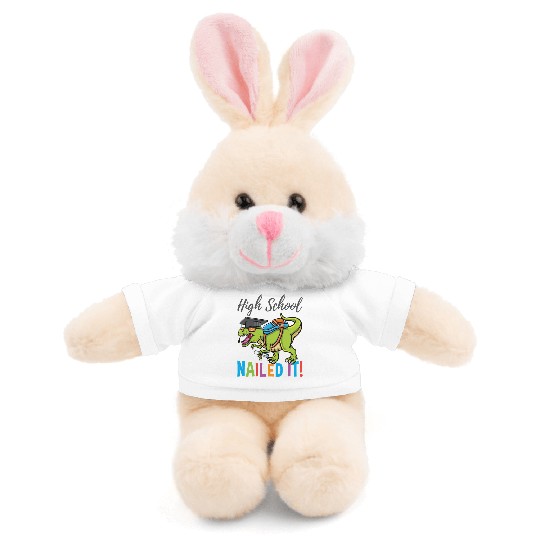 High School Nailed It Dinosaur Graduation Stuffed Animals With Tee