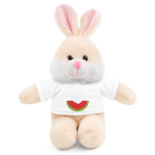 Watermelon Skull Fruitarianism Gift Stuffed Animals With Tee