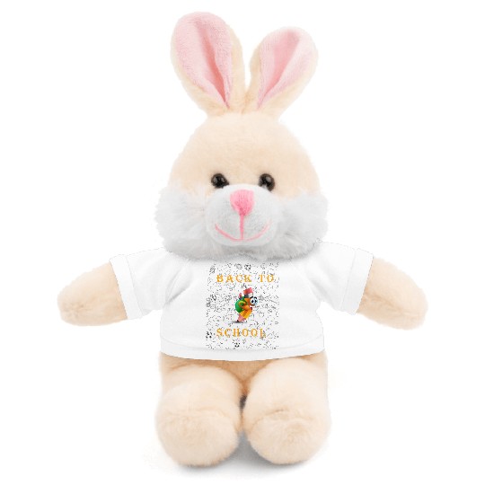 back to school Stuffed Animals With Tee