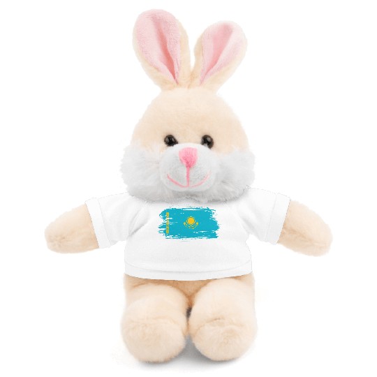 Kazakhstan flag Stuffed Animals With Tee
