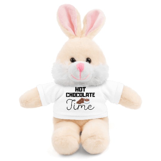 Cute winter quotes - hot chocolate time Stuffed Animals With Tee