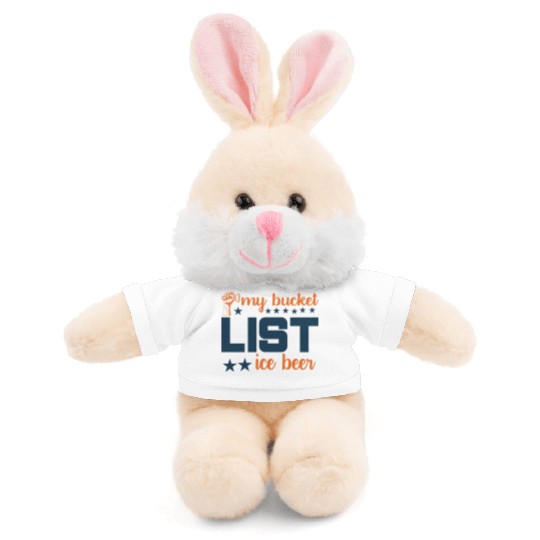 My bucket LIST ice beer Stuffed Animals With Tee