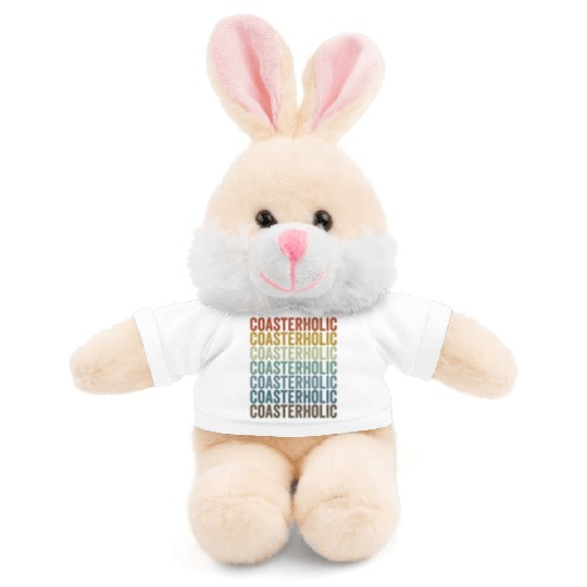 Coasterholic Roller Coaster Lover Stuffed Animals With Tee