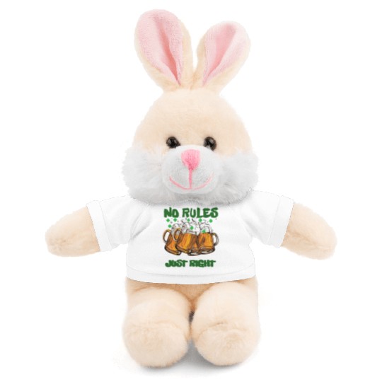 st paddy funny day, green beer Irish day Stuffed Animals With Tee