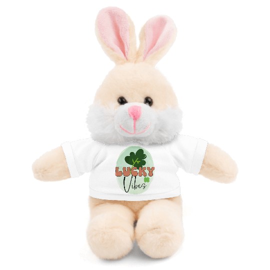 LuckyPatricks Day Sublimation Stuffed Animals With Tee