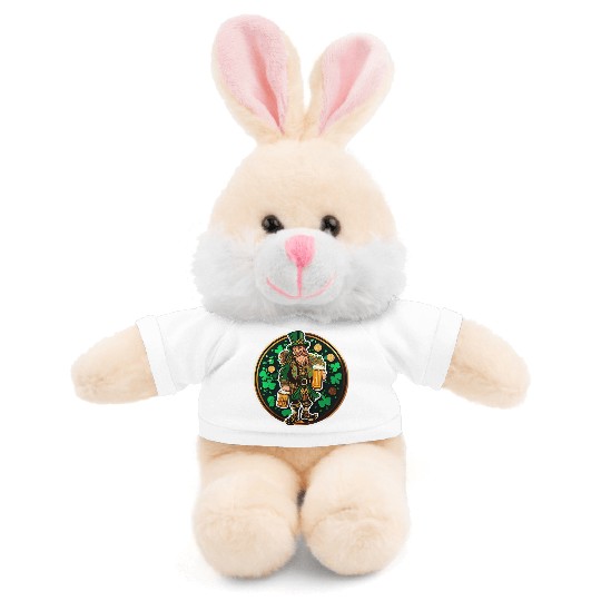 Happy St Patricks Day Stuffed Animals With Tee,Lucky Stuffed Animals With Tee