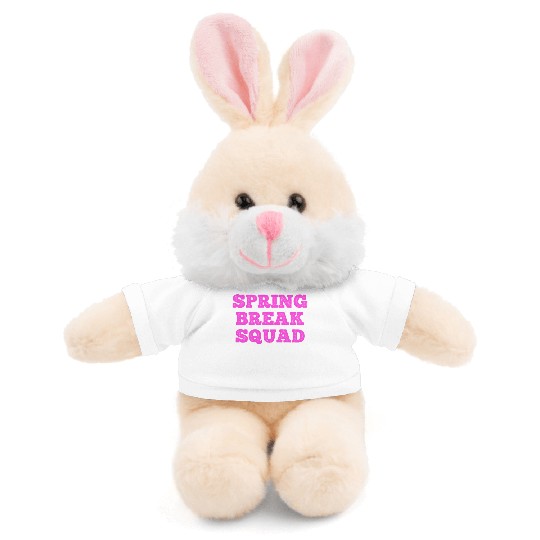 Spring Break Squad Summer Vacation Spring Break Stuffed Animals With Tee