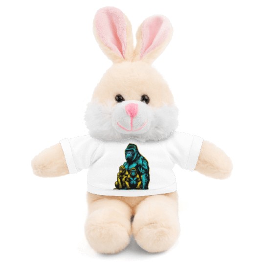 gorilla family Stuffed Animals With Tee