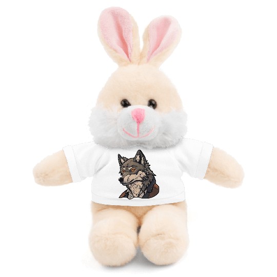 Suited Wolf Stuffed Animals With Tee