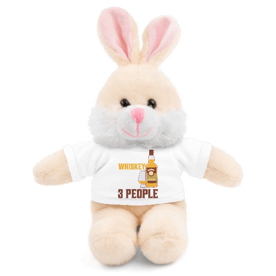 I Like Whiskey And Maybe 3 People Drinking Bourbon Stuffed Animals With Tee