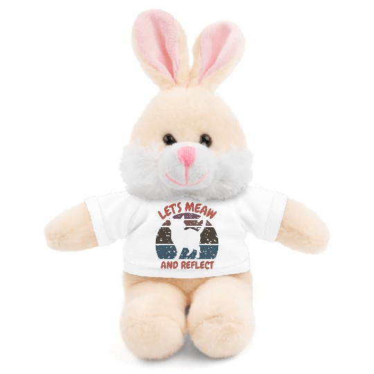 Let's meow and reflect Stuffed Animals With Tee