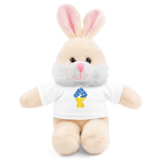 Ukrainian Flag I Stand With Ukraine Flag Stuffed Animals With Tee