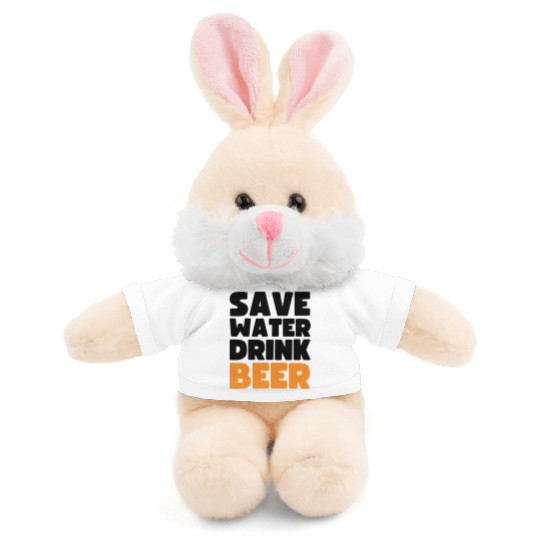 Save Water Drink Beer Stuffed Animals With Tee
