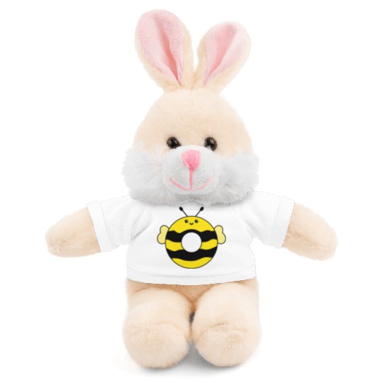 Happy Sweet Donut Cute Bee Stuffed Animals With Tee