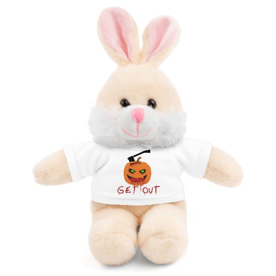 Halloween Pumpkin Get Out Stuffed Animals With Tee