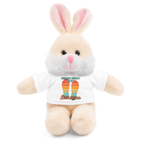 Spring Break Bahamas Beach 2022 Flip Flops Stuffed Animals With Tee