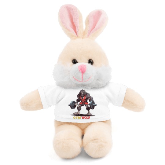 Gym Wolf Stuffed Animals With Tee