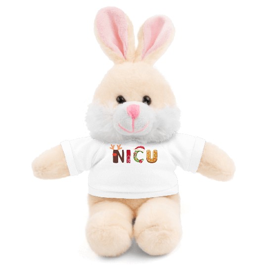 Cute NICU Christmas design Stuffed Animals With Tee