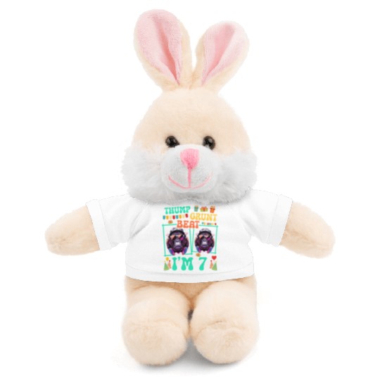 Thump Grunt Beat I'm 7 Gorilla Lover Kid 7th Stuffed Animals With Tee