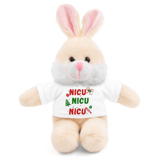 NICU Festive Christmas design Stuffed Animals With Tee