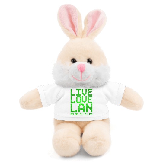 Network Admin Programmer Live Love Lan Stuffed Animals With Tee