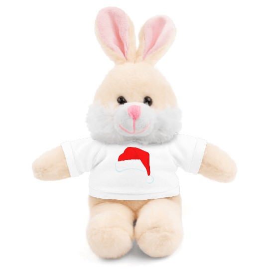 Santa Hat at Christmas Stuffed Animals With Tee