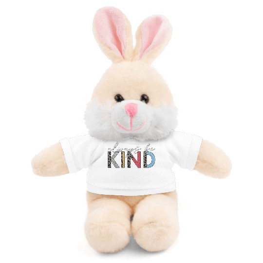 Always Be Kind Leopard Style We Wear Orange Stuffed Animals With Tee