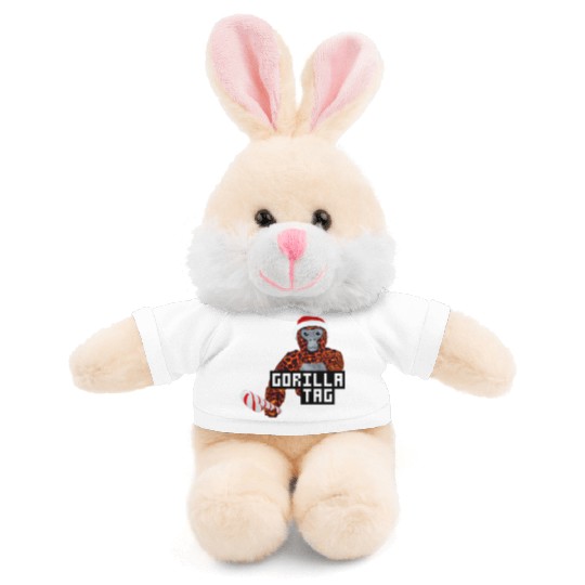 Gorilla Tag Santa Monkey Candy Cane Gorilla Stuffed Animals With Tee