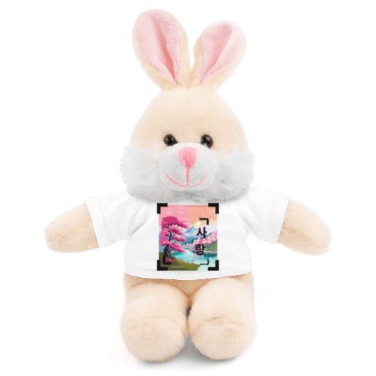 Japan Landscape With Cherry BlossomTree (Vintage) Stuffed Animals With Tee