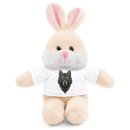 Wildlife Illustration with Gothic Roses Stuffed Animals With Tee