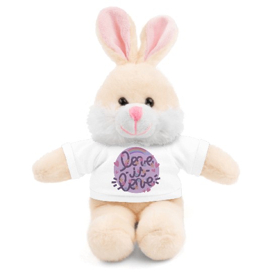 love is love Stuffed Animals With Tee