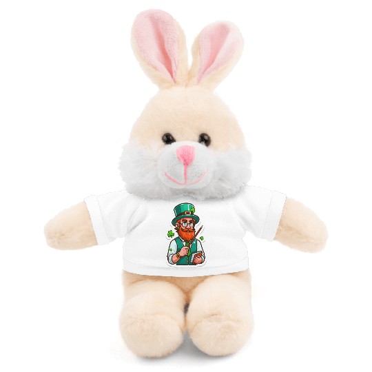 Irish bearded teacher, funny st patricks day Stuffed Animals With Tee