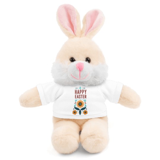 Happy Easter - Native American Design Stuffed Animals With Tee