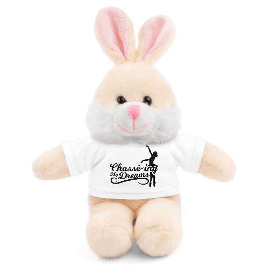 Motivational Ballet Quote Stuffed Animals With Tee